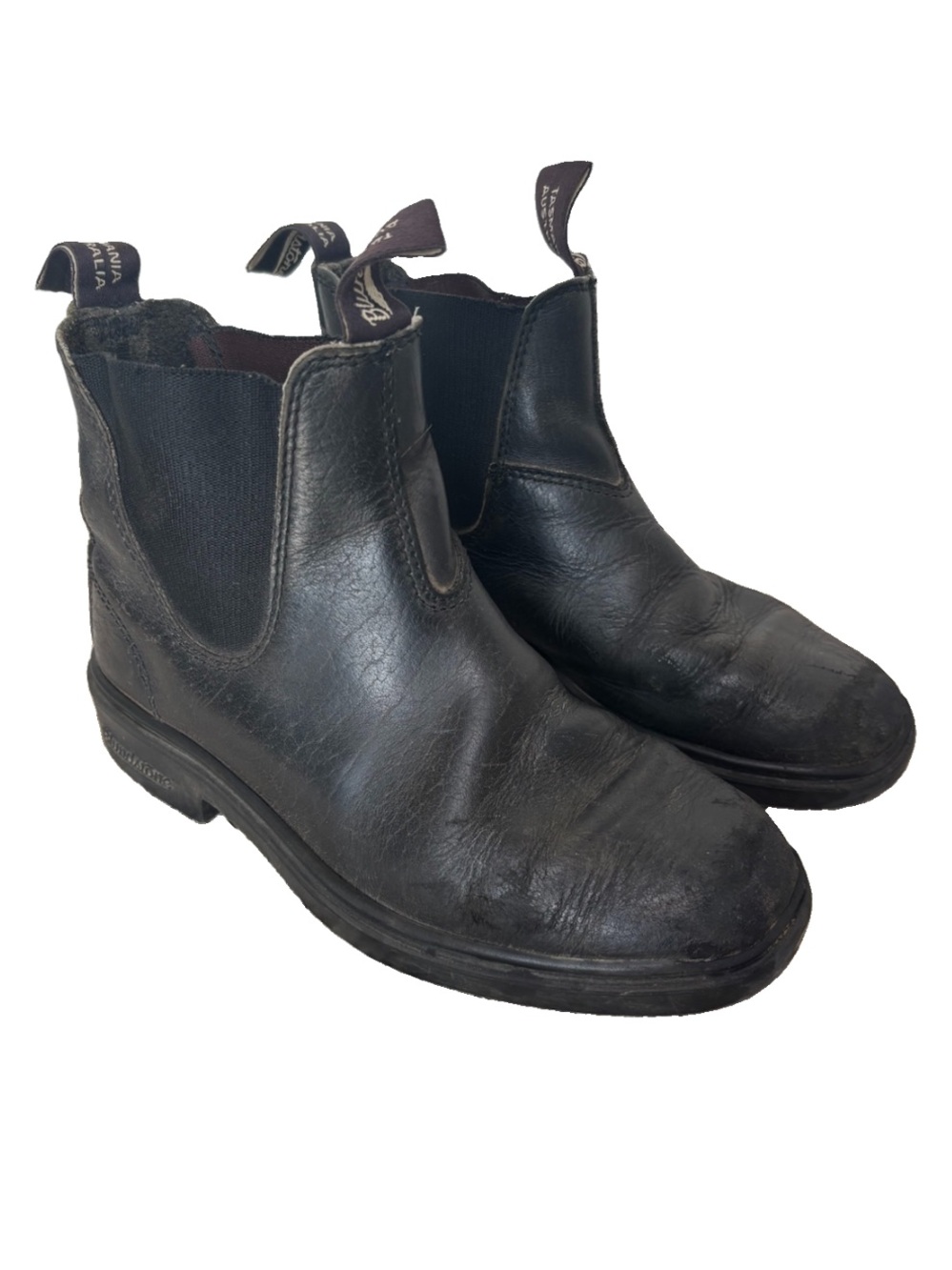 Blundstone Black Leather Ankle Boots Size 4